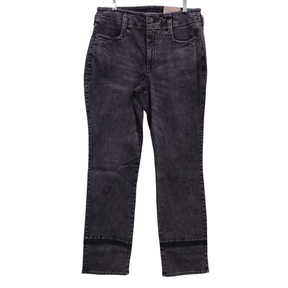 NWT NYDJ Marilyn Straight Higher Rise Ankle Jeans Sz 14W Nobelle Denim Slim Fit - Picture 2 of 11